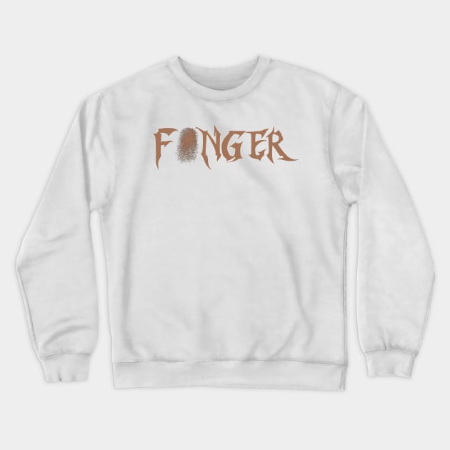 finger Crewneck Sweatshirt by Oluwa290